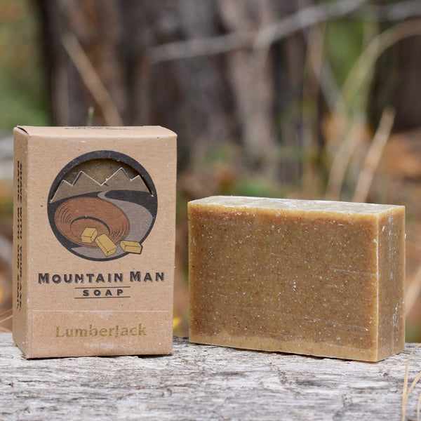 Mountain Man Soap, Soap for Men, Beard Soap, Lumberjack Sawdust Scent