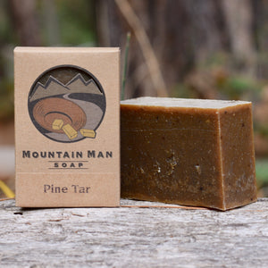 Mountain Man Soap, Soap for Men, Beard Soap, Pine Tar Soap