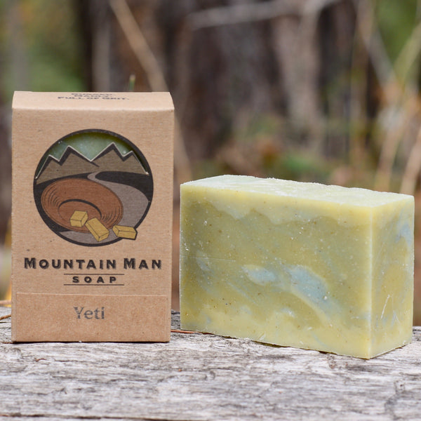 Mountain Man Soap, Soap for Men, Beard Soap, Yeti, Peppermint Soap, Menthol Soap, Cooling Soap