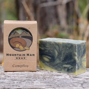 Mountain Man Soap, Soap for Men, Beard Soap, Campfire Smoke Scent