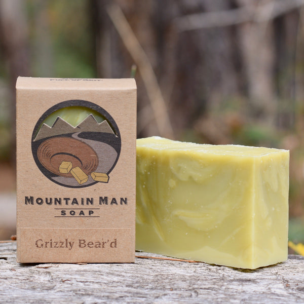 Mountain Man Soap, Soap for Men, Beard Soap, Grizzly Bear'd