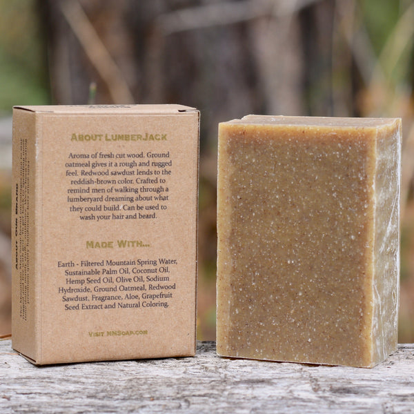 Sawdust & Ash Handcrafted Soap Bar With Activated Charcoal Soap for Men 